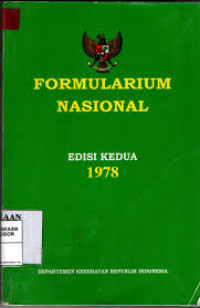 Image of FORMULARIUM NASIONAL