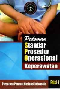 Image of Pedoman standar prosedur operasional keperawatan